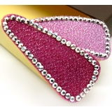 水钻菱形三角压夹发饰头饰 韩国水钻大号BB夹 时尚头饰