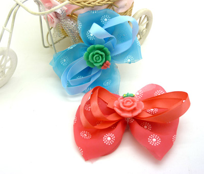 韩版 特价可爱蝴蝶结发夹...