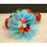 特价韩版 菊花压夹头饰 手工发饰头饰蕾丝夹发圈夹压蝴蝶结鸭嘴夹压夹