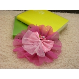 特价韩版 菊花压夹头饰 手工发饰头饰蕾丝夹发圈夹压蝴蝶结鸭嘴夹压夹