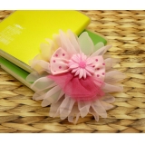 特价韩版 菊花压夹头饰 手工发饰头饰蕾丝夹发圈夹压蝴蝶结鸭嘴夹压夹