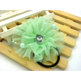 时尚皮筋发饰发圈 蕾丝时尚韩版卡通盘发头绳 珍珠头花头饰 镶钻发绳发饰品