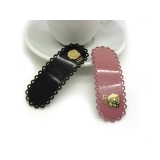 新款热卖饰品 韩国发饰简约头饰压夹 镂空花边玫瑰发夹发饰