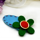 百变小魔女儿童发夹 韩国撞色小花压夹 宝宝发夹 头饰发饰