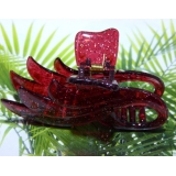 优质水晶质感凤尾爪夹