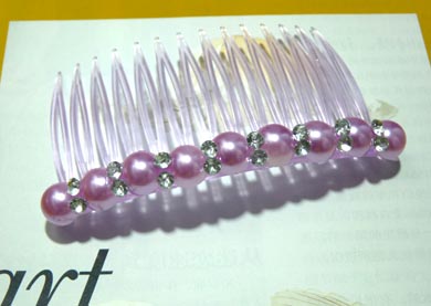 精美珍珠梳夹