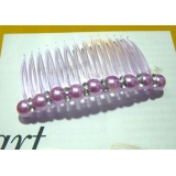 精美珍珠梳夹