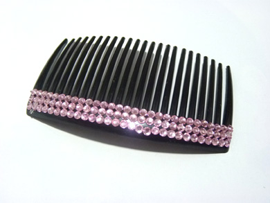 时尚三排水钻梳夹