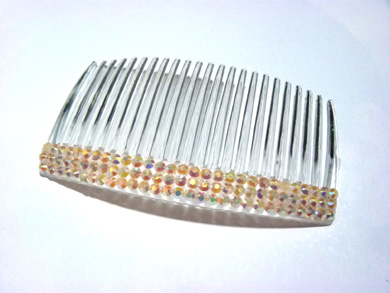 时尚三排水钻梳夹