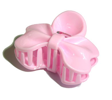 新款塑料蝴蝶结爪夹