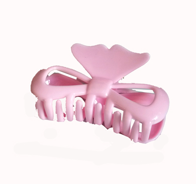 新款时尚蝶尾篓空爪夹