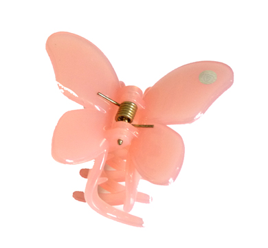 新款水晶蝴蝶质感爪夹