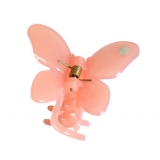 新款水晶蝴蝶质感爪夹