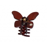 新款水晶蝴蝶质感爪夹