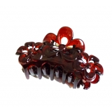 新款水晶三朵花水晶爪夹