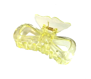 新款时尚水晶质感蝶尾篓空...