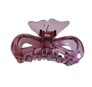 新款时尚水晶质感蝶尾篓空...