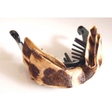 五彩缤纷布艺豹花蝴蝶之恋/香蕉夹