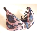 五彩缤纷布艺豹花蝴蝶之恋/香蕉夹