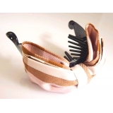 五彩缤纷布艺格子花蝴蝶之恋/香蕉夹