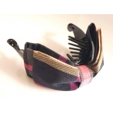 五彩缤纷布艺格子花蝴蝶之恋/香蕉夹