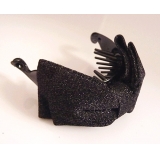 五彩缤纷宝布艺黑蝴蝶之恋/香蕉夹