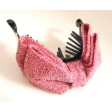 五彩缤纷布艺宝红蝴蝶之恋/香蕉夹