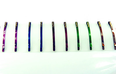 新款靓丽五彩压夹