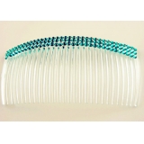 靓丽满钻流行水晶透明梳夹