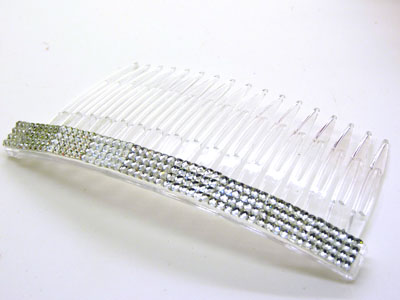 炫彩靓钻四排钻发梳 刘海...