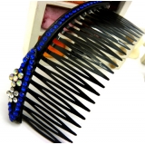 时尚复古水晶镶钻盘发饰品头饰 花饰发梳 插梳 时尚优雅发梳