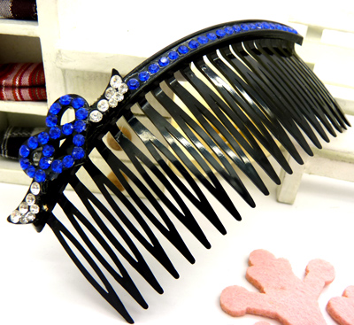 时尚复古水晶镶钻盘发饰品...