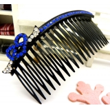 时尚复古水晶镶钻盘发饰品头饰 花饰发梳 插梳 时尚优雅发梳