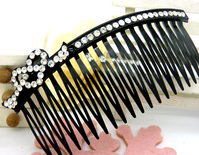 时尚复古水晶镶钻盘发饰品...