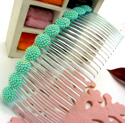 韩版头饰 清新珍珠发夹发...