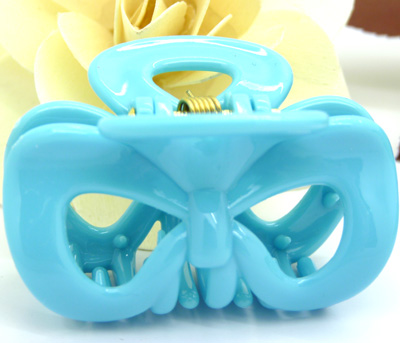 韩国发饰头饰亚克力空心蝴...