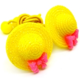 新款韩版  可爱卡通小帽子扎头绳 头扎发扎 双扎头绳