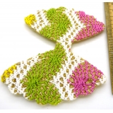 韩版可爱蕾丝蝴蝶结刘海贴魔法贴发贴可爱韩国发饰头饰