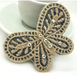 日韩新品 新奇特盘发工具 可爱蝴蝶刘海贴 造型贴 魔法贴 万能贴