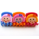 樱桃小抓夹 花朵小抓夹 苹果发爪抓夹 时尚流行韩式树脂3个小爪夹