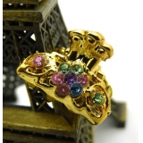 时尚合金小爪子 爪夹发抓水钻抓夹 韩国饰品 蝴蝶结发饰头饰