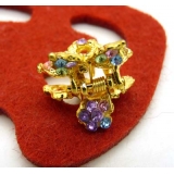 时尚合金小爪子 爪夹发抓水钻抓夹 韩国饰品 蝴蝶结发饰头饰