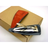 个性潮流不规则三角形韩版磨砂纯色布艺bb夹 刘海夹发夹边夹子 AB夹顶夹 大号头饰饰品