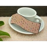 时尚锆石个性韩版磨砂纯色布艺bb夹 刘海夹发夹边夹子 AB夹顶夹 闪亮水钻大号头饰饰品