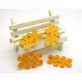 韩版毛毡可爱亮粉大花朵头发粘 可爱刘海贴宝宝无痕魔法发贴 4个装