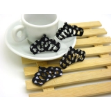 韩版时尚个性发粘发贴 魔法贴万能浏海帖 固定头发 卡通皇冠刘海贴4个装