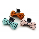 韩版时尚新款发饰 纯手工缎带蝴蝶结抓夹发抓 布艺发夹原创头饰 -爪夹