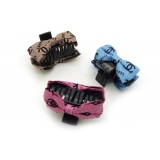 韩版时尚风格 淑女格子布艺 蝴蝶结爪夹抓夹发夹 -甜美发饰发夹