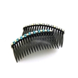 韩国头饰品 刘海发梳 美发插梳 韩版发饰发卡 -镶钻发梳