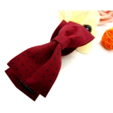 2013韩版竖夹香蕉夹印花蝴蝶结花点发饰头饰品发夹发卡秋冬 香蕉夹